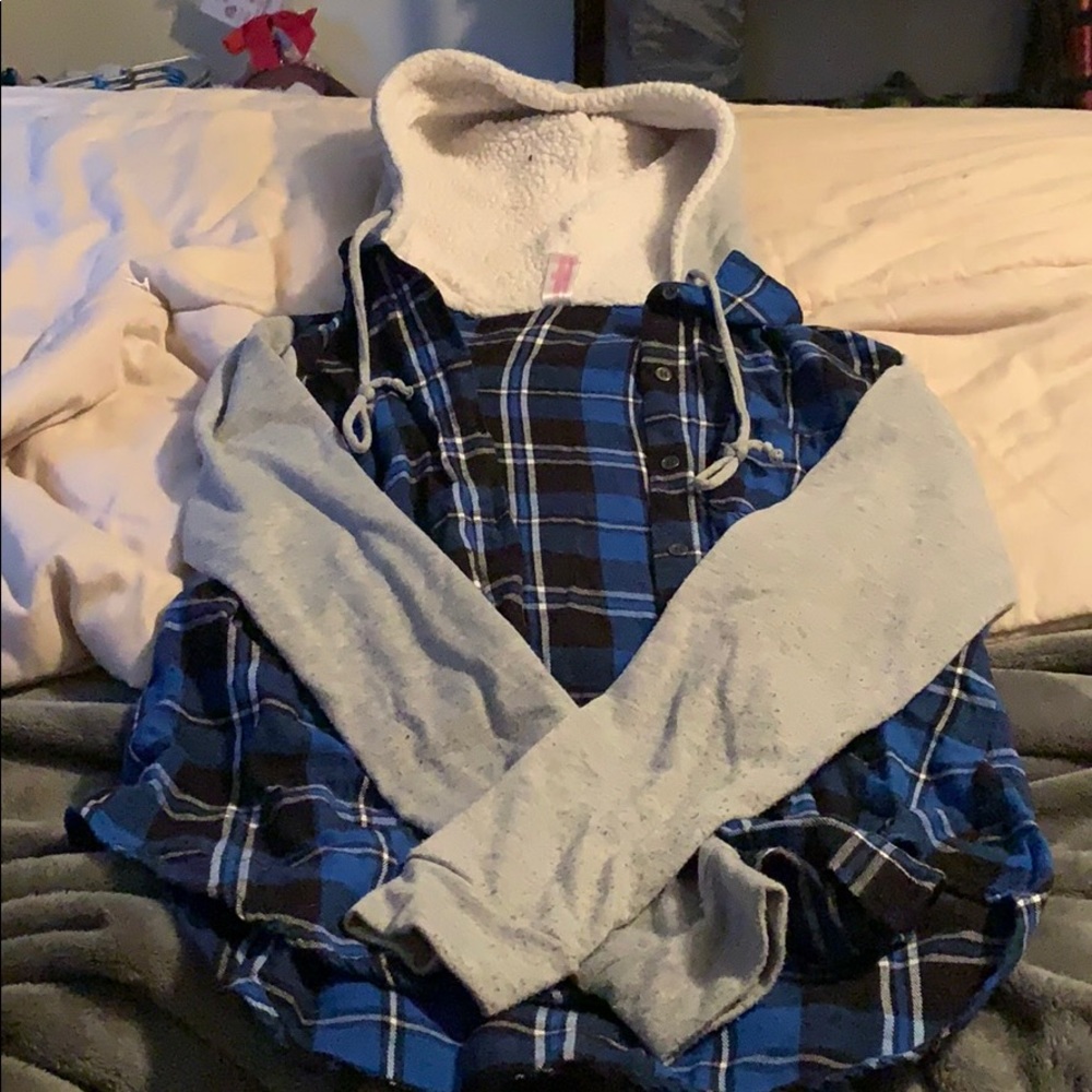 Blue flannel